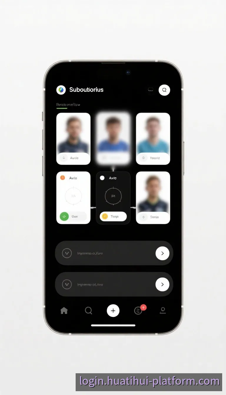 华体会体育手机端App与H5自适应登录界面展示